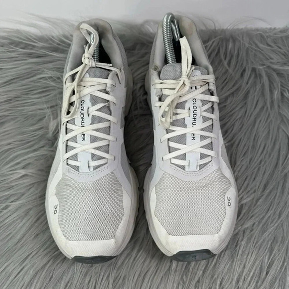 On Running Cloudrunner Womens Size 10.5 Shoes White Running Sneakers - Picture 3 of 10
